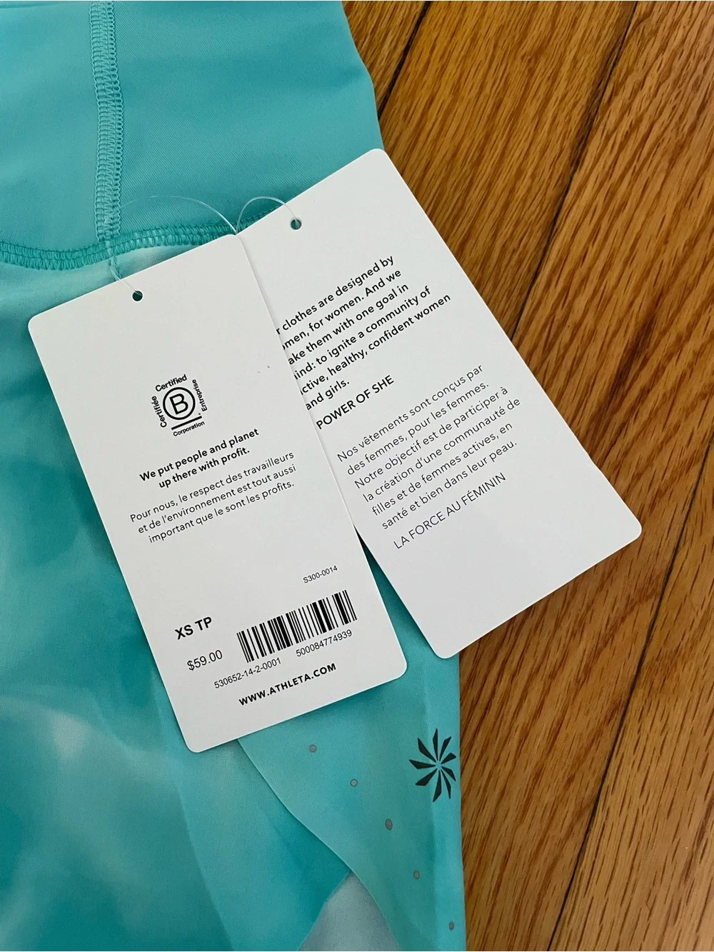 Athleta Aqua Blue 3.5” Athletic Running Shorts with Wide Waistband XS